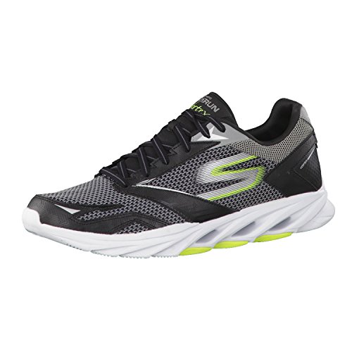 Skechers Go Run Vortex Herren Laufschuhe, Schwarz - Black Lime - Größe: 39.5 EU von Skechers