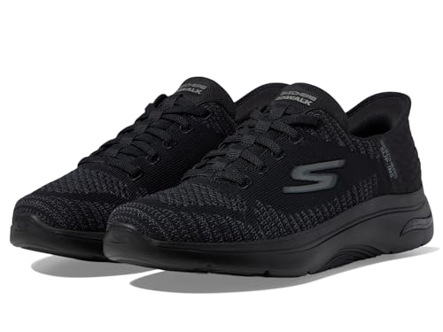 Skechers Go Walk Arch Fit 2.0-Grand Sneaker für Herren, Schwarz/Schwarz, 43 EU von Skechers