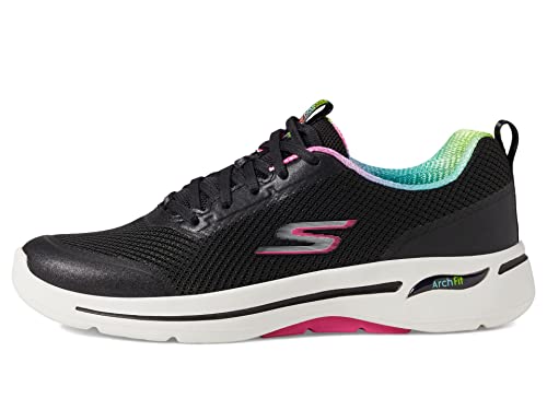 Skechers Go Walk Arch Fit Idyllic Sneaker, schwarz/weiß, 36 EU von Skechers