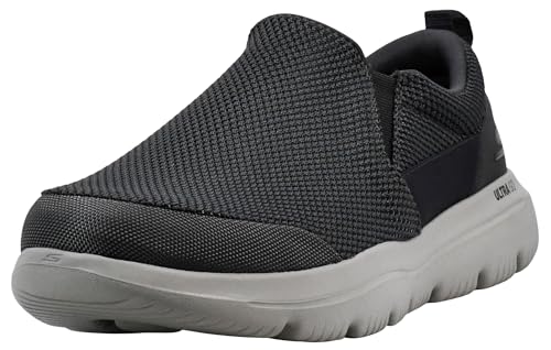 Skechers Go Walk Evolution Ultra-Impeccable Sneaker für Herren, Dunkelgrau, 11 Wide von Skechers