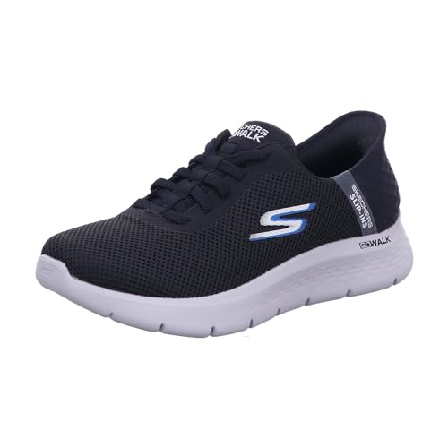 Skechers Go Walk Flex Hands UP Herren Sneakers Slip in 216496 schwarz, Schuhgröße:46 EU von Skechers