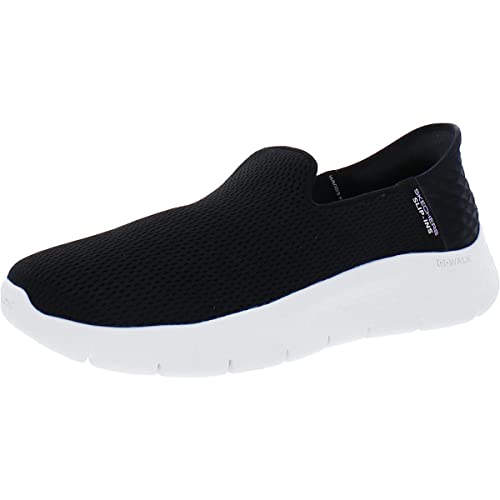 Skechers Damen Hands Free Slip-Ins Go Walk Flex-Relish Sneaker, Schwarz/Weiß, 40.5 EU von Skechers