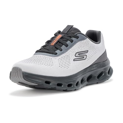 Skechers Go Walk Glide Step 2.0 Vic Sneaker für Herren, Grau/Schwarz, 45.5 EU von Skechers