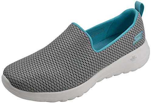 Skechers Go Walk Joy Damen-Laufschuh, Grau (Grau/Hellblau), 42 EU von Skechers