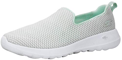 Skechers Go Walk Joy Damen-Schuh, Laufschuhe, Weiß (Weiß/Mintgrün), 40 EU von Skechers