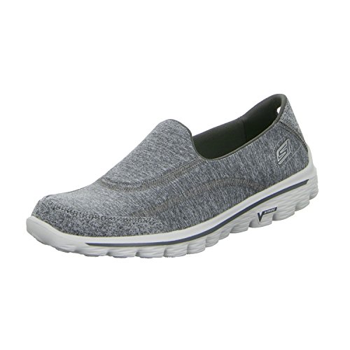 Skechers Gowalk 2, Damen Sport- & Outdoor Sandalen, Grau - Grau - Größe: 38 EU von Skechers