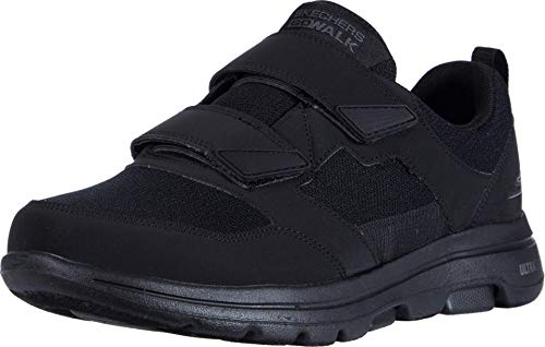 Skechers Gowalk 5 Wistful Herren-Wanderschuh mit Klettverschluss und luftgekühltem Schaumstoff, schwarz, 44.5 EU von Skechers