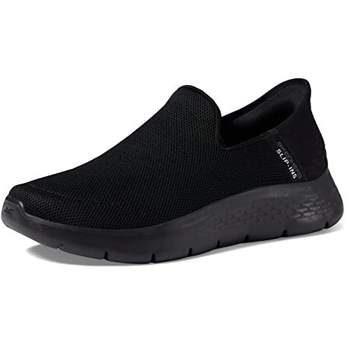 Skechers Gowalk Flex Herren-Sneaker, sportlich, lässig, zum Reinschlüpfen, Schwarz/Schwarz, 8.5 Wide von Skechers