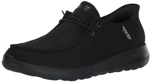 Skechers Gowalk Max Slip-ins-Athletic Slip-on Casual Walking Schuhe | luftgekühlter Memory-Schaum Sneaker, Schwarz, 42 EU von Skechers