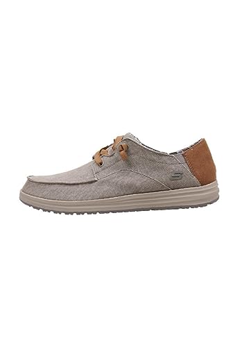 Skechers Herren 210116 TPE Lässige Schuhe, Taupe Canvas, 46 EU von Skechers