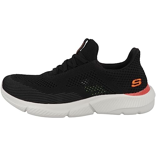 Skechers Herren Ingram Brexie Sportschuhe, Schwarzer Strickstoff, 39.5 EU von Skechers