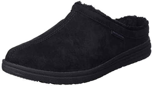 Skechers Herren 210378 BLK Sneaker, Black Microfiber Suede, 39.5 EU von Skechers