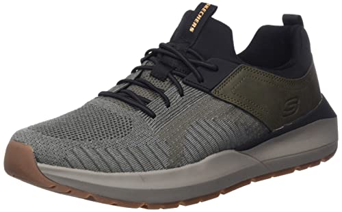 Skechers Herren 210501 Olbk Sportschuhe, Olivschwarzes Mesh-Synthe, 48.5 EU von Skechers