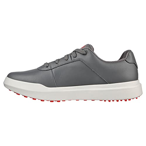 Skechers Herren Go Golf Drive 5 Sneaker, Grau, Rot, 43 EU von Skechers