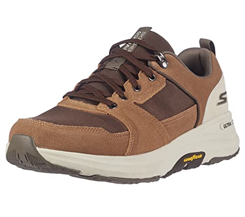 Skechers Herren 216106 BRTN Sneaker, Tan Suede/Brown Textile, 42 EU von Skechers