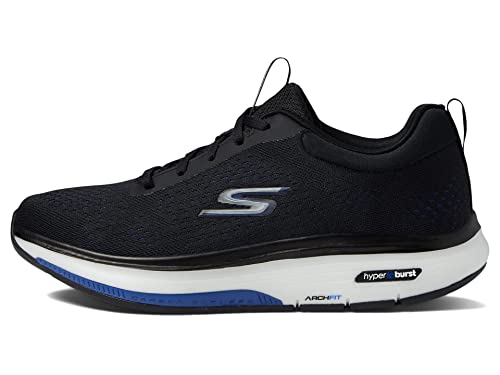 Skechers Herren 216244 Bkbl Sportschuhe, Schwarzes und blaues Textil-Synthetik, 40 EU von Skechers