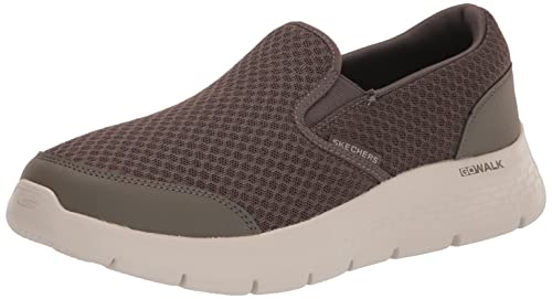 Skechers Herren 216485 Khk Sneaker, Khaki Textil Khaki Leder Khaki Trim, 40 EU von Skechers