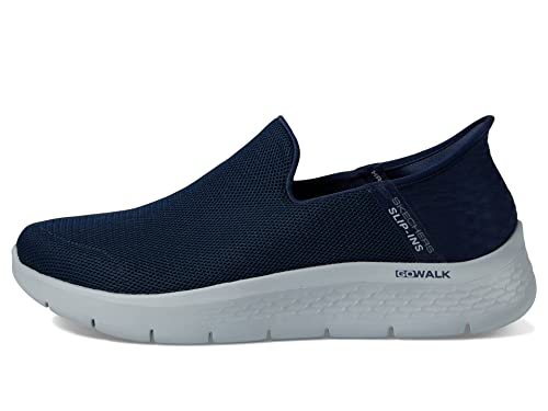 Skechers Herren GO Walk Flex Hausschuh, Navy Textile, 42 EU von Skechers