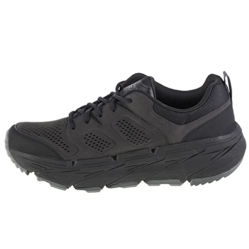 Skechers Herren Max Cushioning Premier Trail Sneaker, Schwarz, Schwarz, Dunkelgrau, 43.5 EU von Skechers