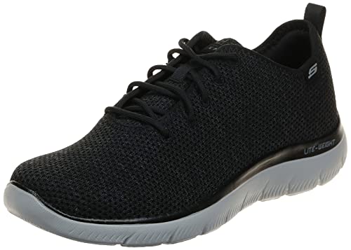 Skechers Herren Summit Doharis Sneaker, Schwarzer Strickbesatz, 40 EU Skechers Herren Summit Doharis Sneaker, Schwarzer Strickbesatz, 40 EU von Skechers