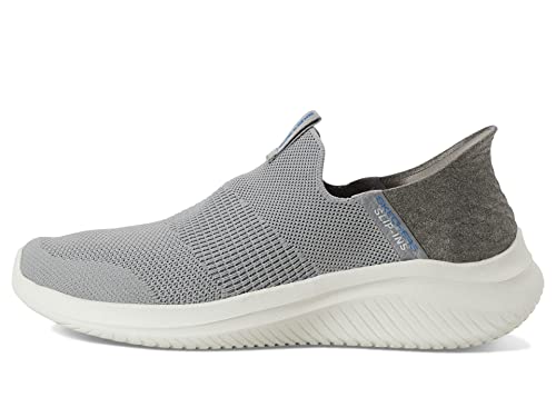 Skechers Herren Ultra Flex 3.0 Smooth Step sneakers,sports shoes, Grey Knit Trim, 45 EU von Skechers