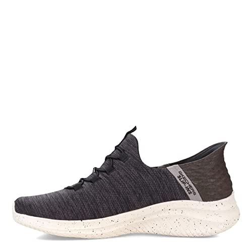 Skechers Herren Ultra Flex 3.0 Right Away Sneaker, Black Mesh/Trim, 39.5 EU von Skechers