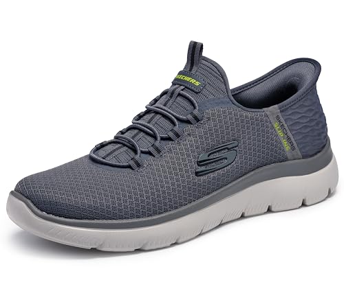 Skechers Summits High Range Herren Sneakers, Charcoal Mesh Trim, 41 EU von Skechers