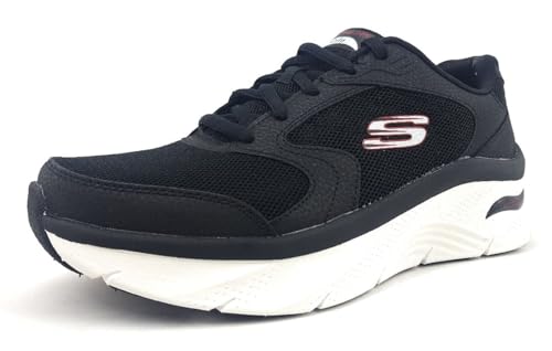 Skechers Herren 232501 BKRD Sneaker, Duraleather schwarzes Leder, 42 EU Skechers Herren 232501 BKRD Sneaker, Duraleather schwarzes Leder, 42 EU von Skechers