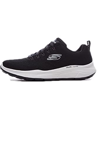 Skechers Herren Equalizer 5.0 Sneaker, Schwarzer Netzbesatz, 41 EU von Skechers