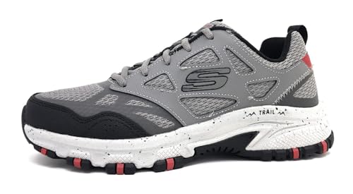 Skechers Herren 237265 Ccrd Trekking Low Cut, Anthrazitfarbenes Leder-Mesh-Synthetik-Rand, 46 EU von Skechers