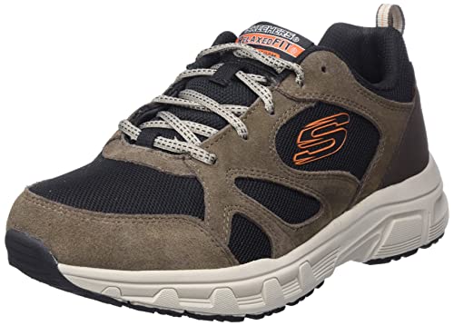 Skechers Herren 237348 Brbk Trekking Low Cut, Braunes Leder, Textil, schwarzer Rand, 40 EU von Skechers