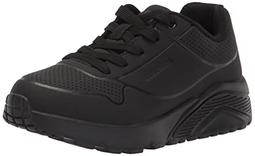 Skechers Herren 403694L BBK Sneaker, Black Synthetic & Trim #L, 27.5 EU von Skechers