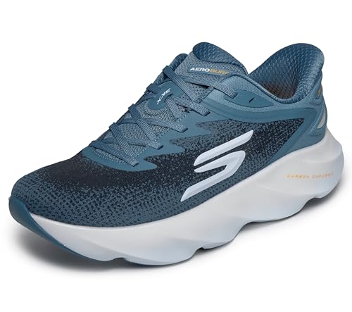 Skechers Herren Aero Burst Hands Free Slip-Ins Sneaker, Schiefer, Größe 42 von Skechers