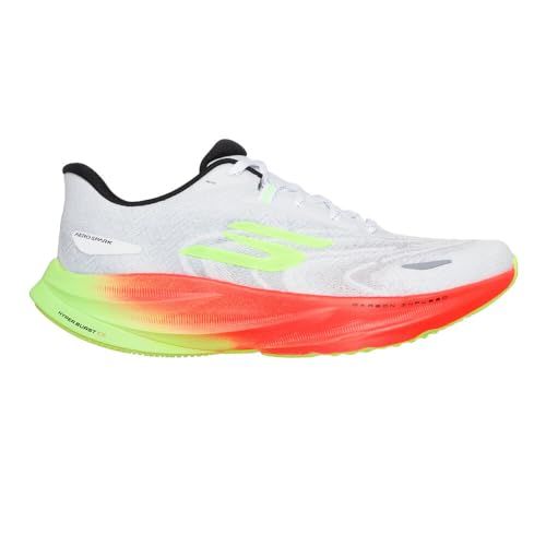 Skechers Herren Aero Spark Sneaker, Weiß/Mehrfarbig, 48.5 EU von Skechers