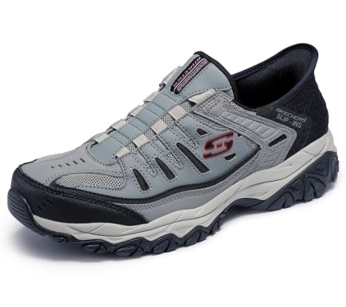 Skechers Herren Afterburn M. Fit Ridgeburn Hands Free Slip-in Slipper, Grau/Schwarz, 41 EU Skechers Herren Afterburn M. Fit Ridgeburn Hands Free Slip-in Slipper, Grau/Schwarz, 41 EU von Skechers