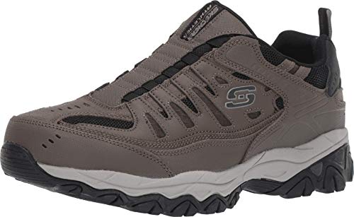 Skechers Herren Afterburn M. Fit Wonted Sneaker, Braun, 48.5 EU X-Weit von Skechers