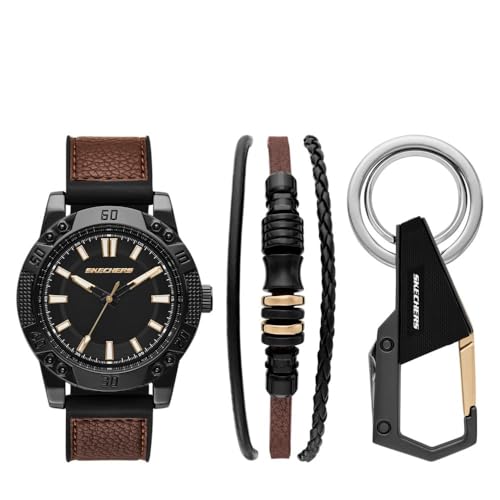 Skechers Herren Analog Quarz Uhr mit Polyurethan Armband SR9117 von Skechers