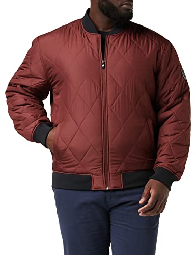 Skechers Herren Apex Steppjacke Jacke, Dunkelbraun, XXL von Skechers