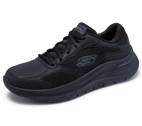 Skechers Herren-Arbeitsschuh Arch Fit 2.0, Schnürschuh, Lebensmittel-Service-Schuh, Schwarz, 10.5 US von Skechers