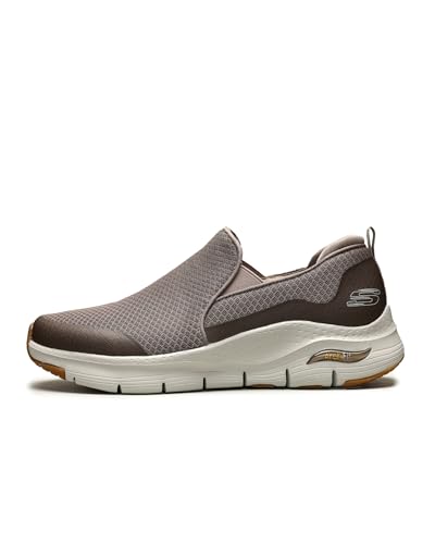 Skechers Herren Arch Fit Banlin Sneaker, Taupe Mesh Synthetic Trim, 45 EU Skechers Herren Arch Fit Banlin Sneaker, Taupe Mesh Synthetic Trim, 45 EU von Skechers