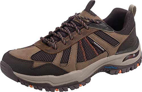 Skechers Herren Arch FIT Dawson VORTEGO Walking-Schuh, Desert Leather/Mesh, 39.5 EU von Skechers