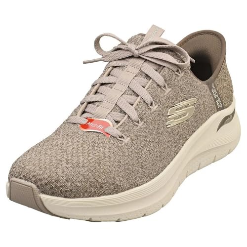 Skechers Herren Arch Fit 2.0 Look Ahead Sneaker, Taupe Knit, 47.5 EU von Skechers