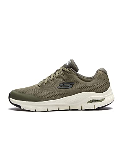 Skechers Herren Arch Fit Sneaker, Olive Textile Synthetic Trim, 41 EU Skechers Herren Arch Fit Sneaker, Olive Textile Synthetic Trim, 41 EU von Skechers