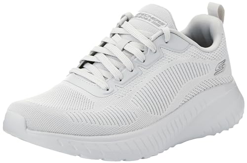 Skechers Herren BOBS Squad Chaos Prism Bold Sneaker, Light Grey Engineered Knit, 42 EU von Skechers