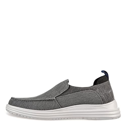 Skechers Herren Bewährt Ever Flacher Slipper, Charcoal Washed Canvas, 40 EU von Skechers