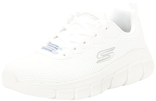 Skechers Herren Bobs B Flex Chill Edge Sneaker, Off White Knit, 43 EU von Skechers