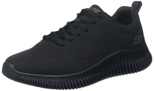 Skechers Herren Bobs Geo How Debonair Sneaker, Black Pu, 42 EU von Skechers