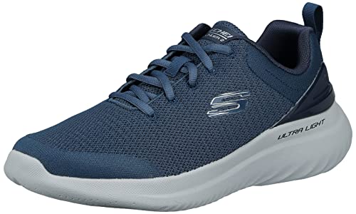 Skechers Herren Bounder 2.0 NASHER Sneaker, Navy Mesh/Trim, 45.5 EU von Skechers