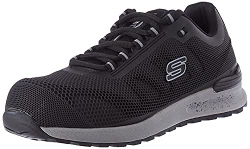 Skechers Herren Bulklin Bragoo Sneaker, Black Kpu Mesh, 42 EU von Skechers