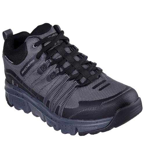 Skechers Herren Summits at Canobie Sneaker, Charcoal Synthetic/Textile/Black Trim, 42.5 EU von Skechers